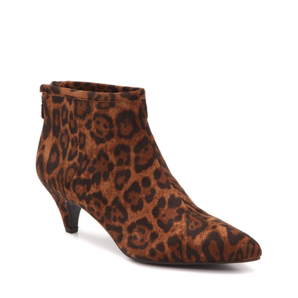 Impo-Elba Bootie Black/Dark Brown Leopard Print